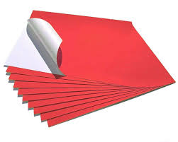 FLUORESCENT GUMMING SHEETS ( A4 ) - 100 SHEETS/PKT