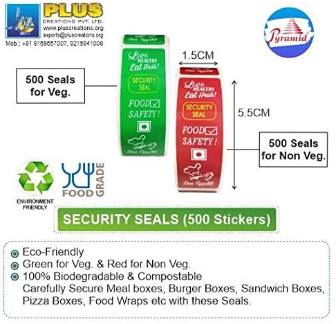 SECURITY SEALS (2 PCS) , 48 x 100 mm