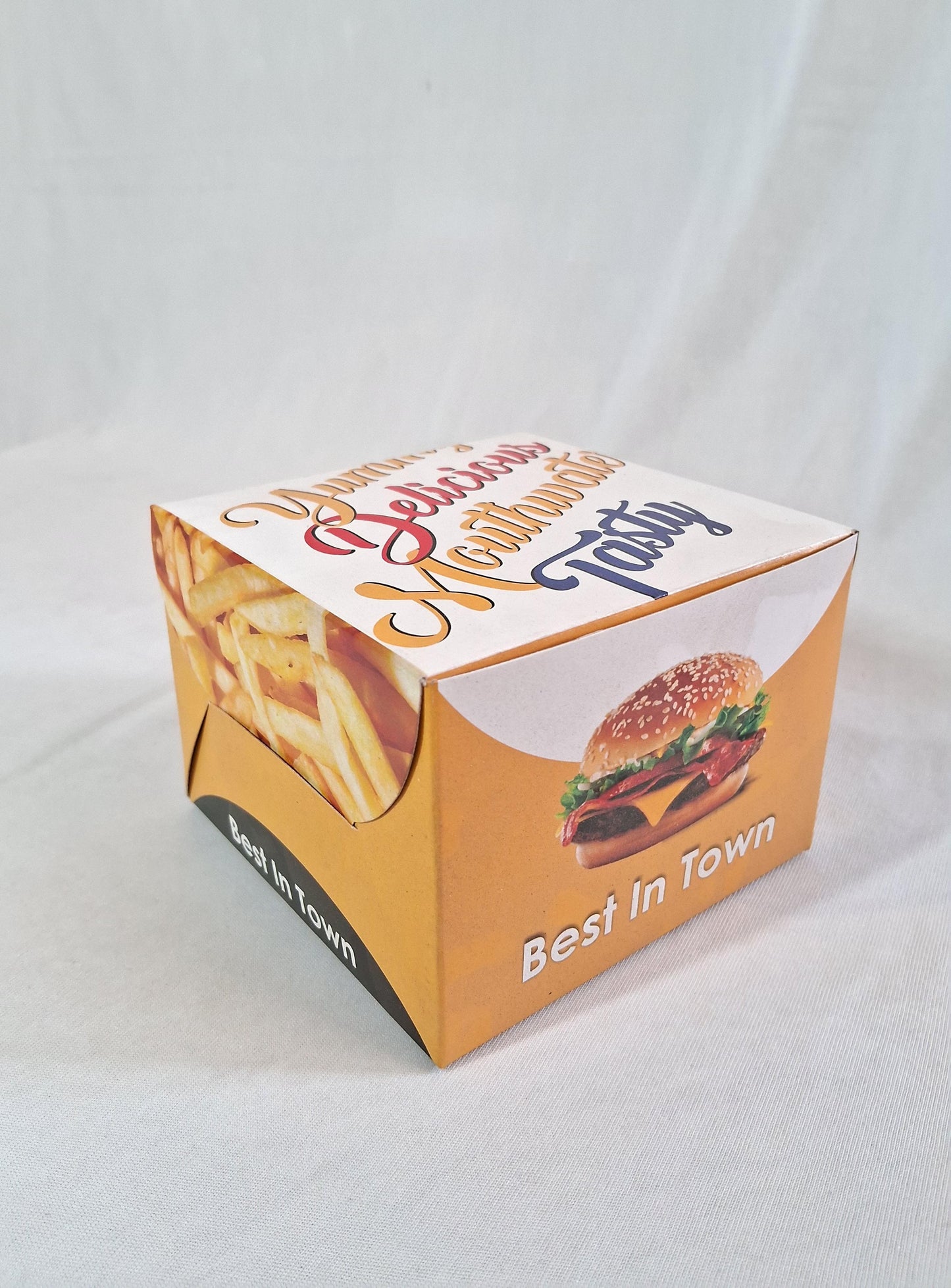 BURGER BOX (100 PCS),120X120X88MM