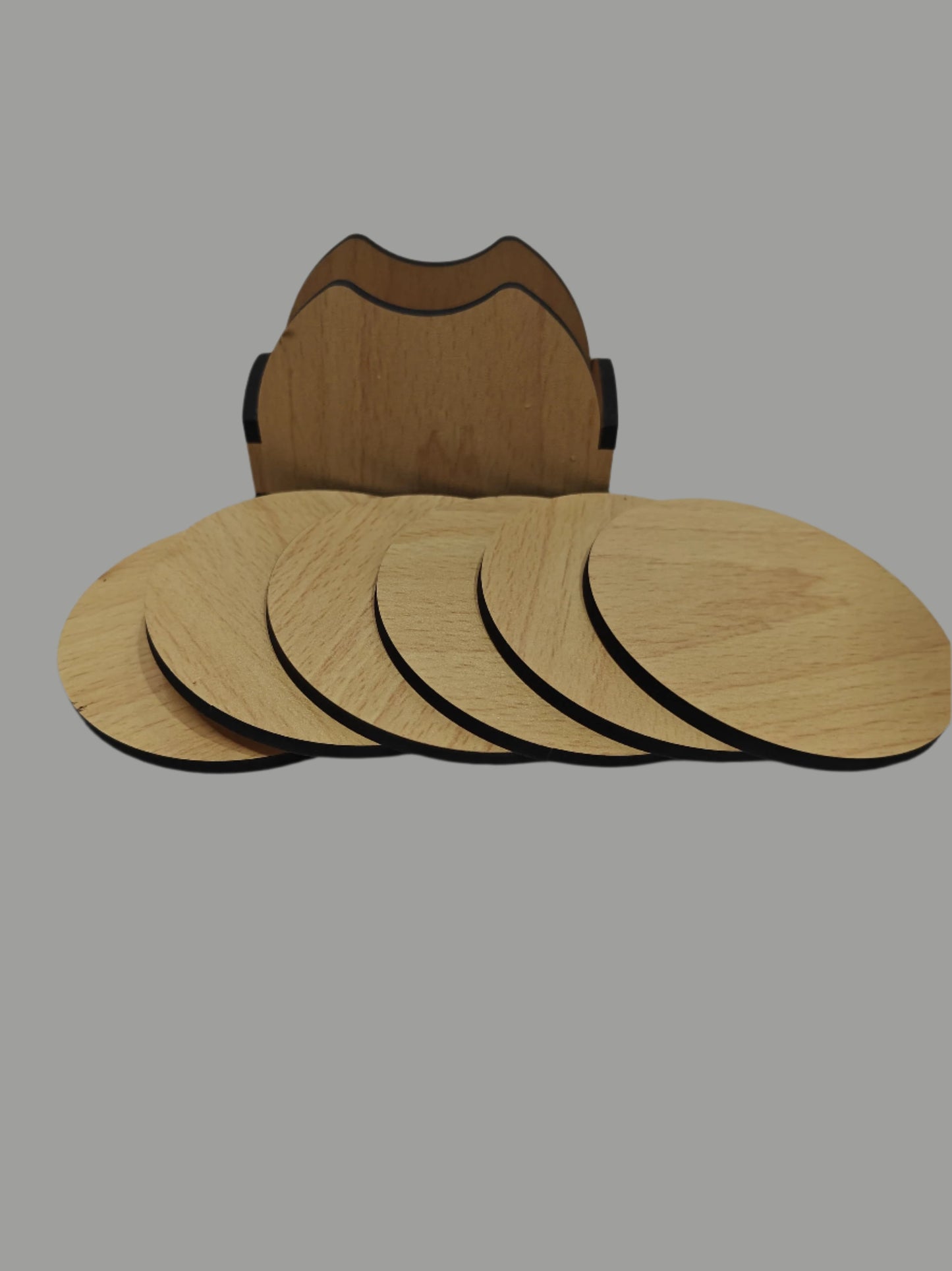 Coasters Laminated ( Pack of 6 Pcs ), Made up of MDF, Water proof, Rewashable and Laminated