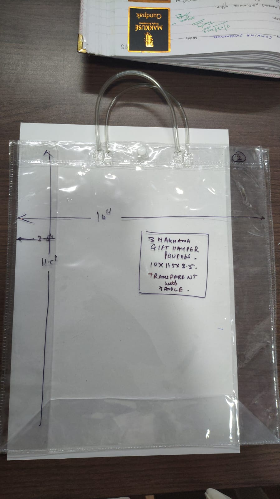Transparent Hamper/Sticker