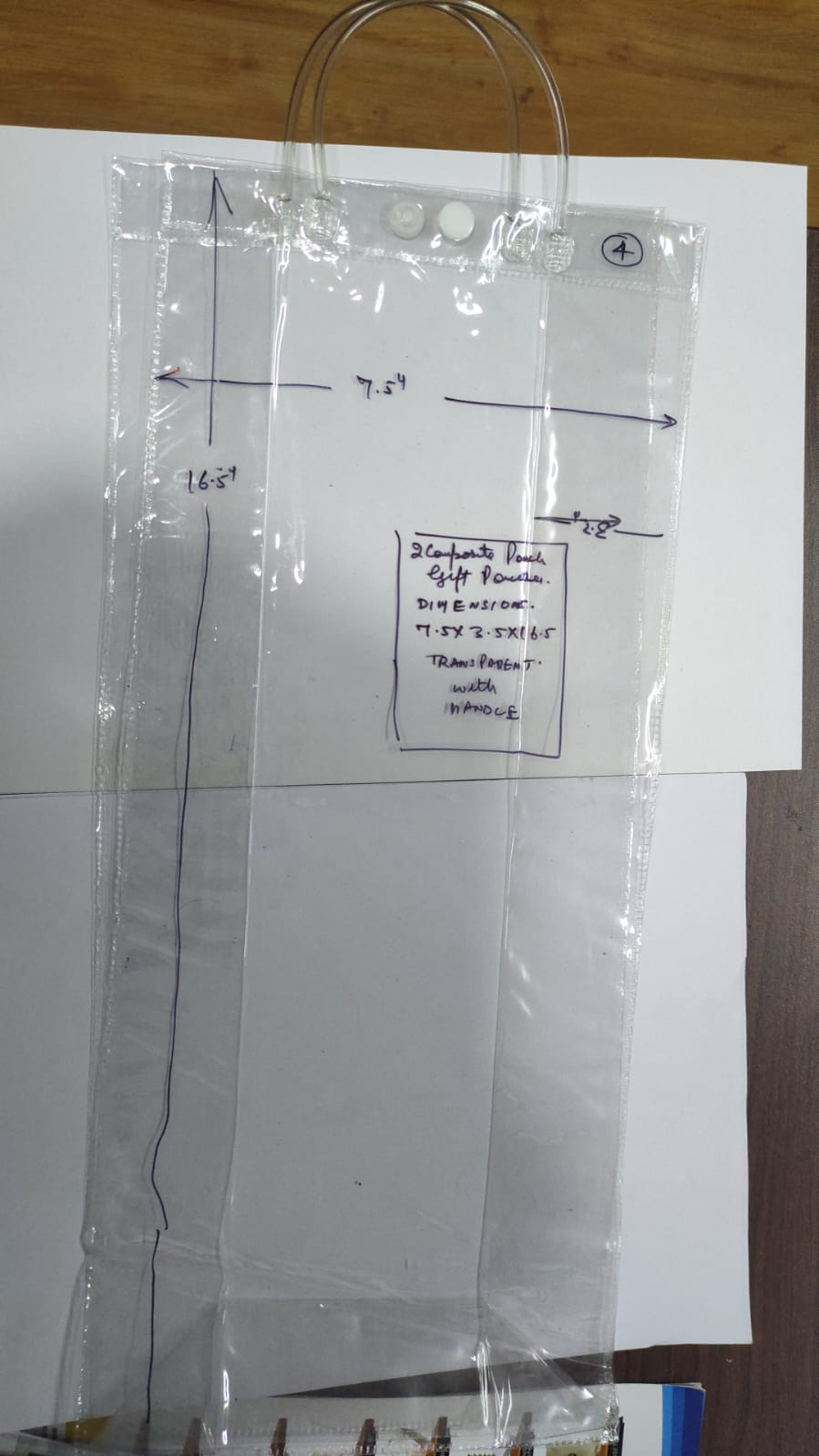 Transparent Hamper/Sticker