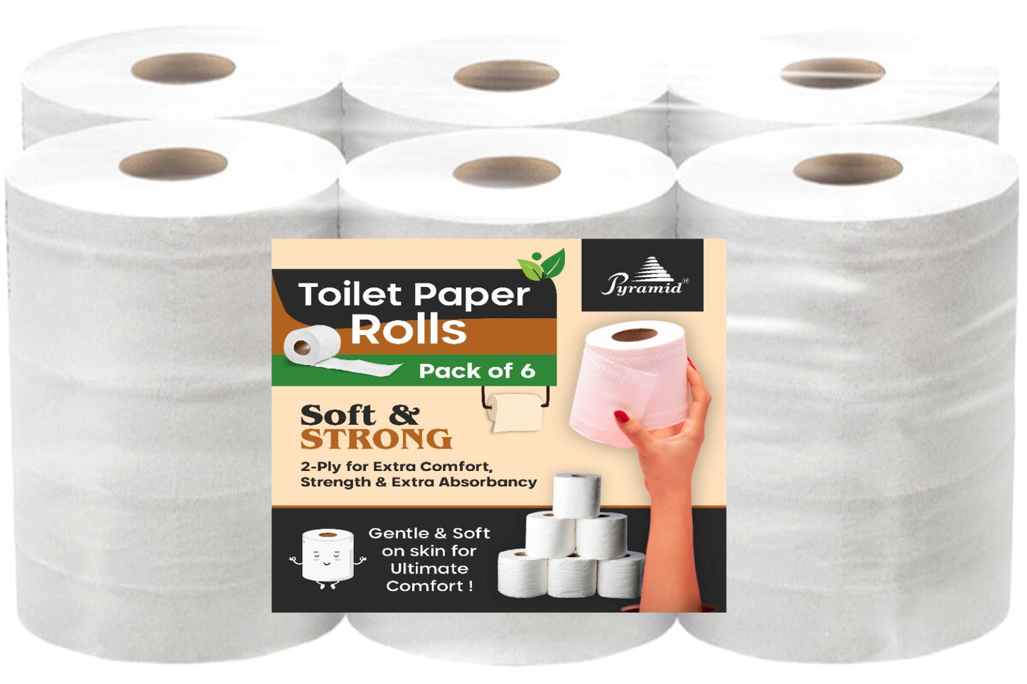 016. TOILET ROLLS ( PACK OF 6 )