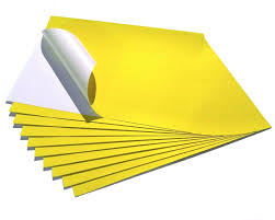 FLUORESCENT GUMMING SHEETS ( A4 ) - 100 SHEETS/PKT