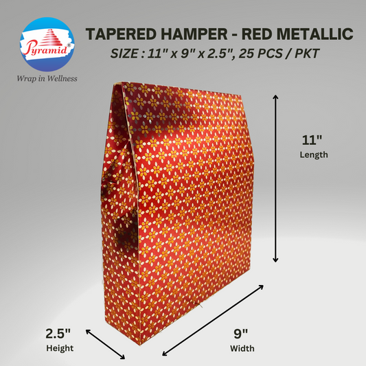 TAPERED BOX 11" X 9" X 2.5" (LxWxH)