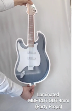 Guitar MDF Cut Out 4mm