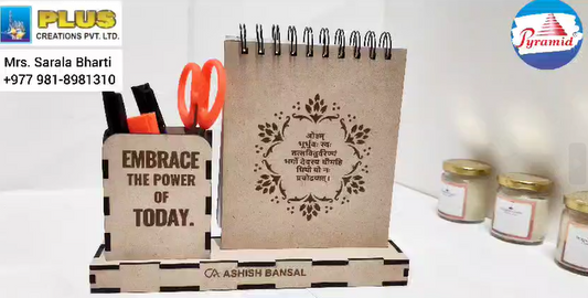 MDF TABLE TOP CALENDER