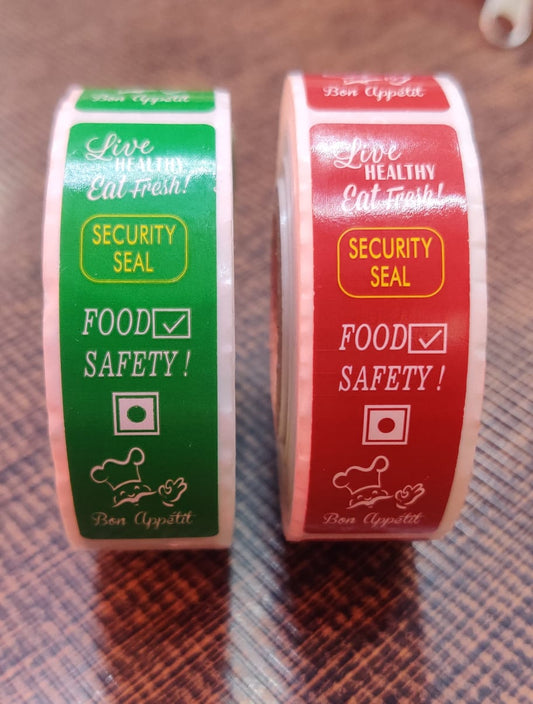 SECURITY SEALS (2 PCS) , 48 x 100 mm