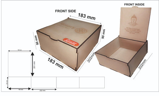 MDF BOX (TYPE-B - RO. B ) WITHOUT BRANDING 4'S