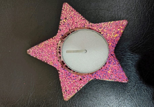 RESIN T LIGHT HOLDER (Star) per piece