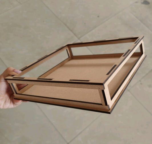 MDF TRAY SQUARE / HAMPER BASE 10 X 10
