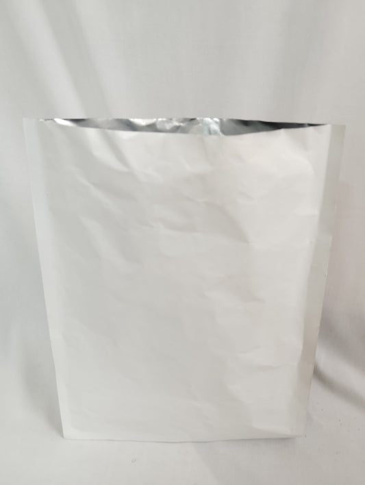 MULTI-LAYER POUCHES - INSIDE ALUMINIUM, OUTSIDE WHITE ( 12" X 9" )