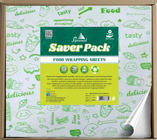 SAVER PACK FOOD WRAPPING SHEETS