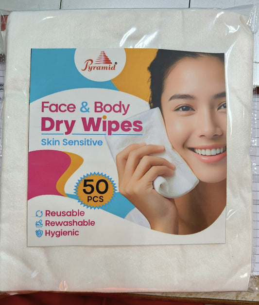 PYRAMID FACE AND BODY DRY WIPES