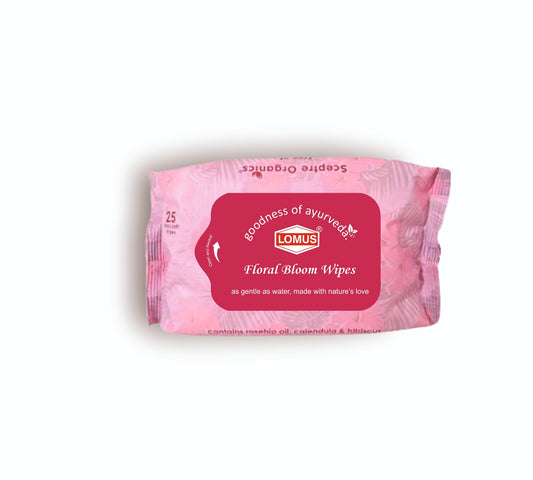 FLORAL - RADIANT SKIN WIPES ( 25 WIPES ) - 15 X 20 CM
