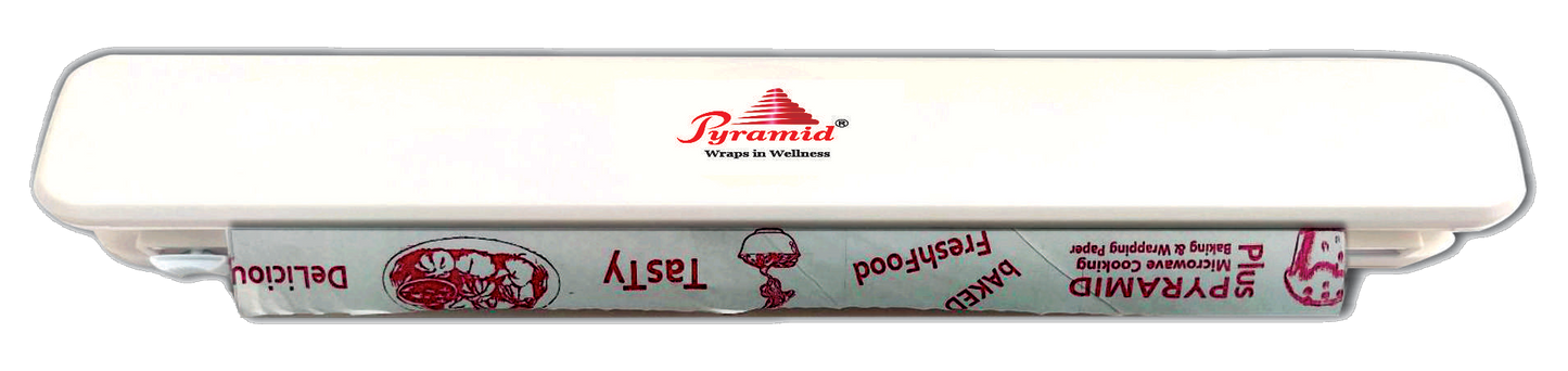 DISPENSER WITH FREE PYRAMID BAKING PAPER