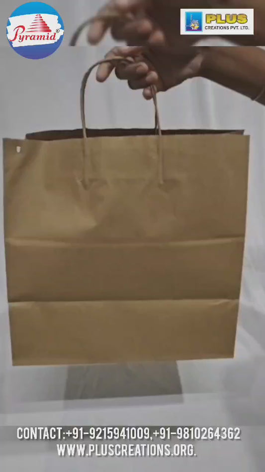 BROWN CARRY  BAGS