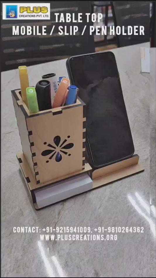 3:1 TABLE TOP MOBILE STAND  MULTIUTILITY HOLDER,SLIP PAD